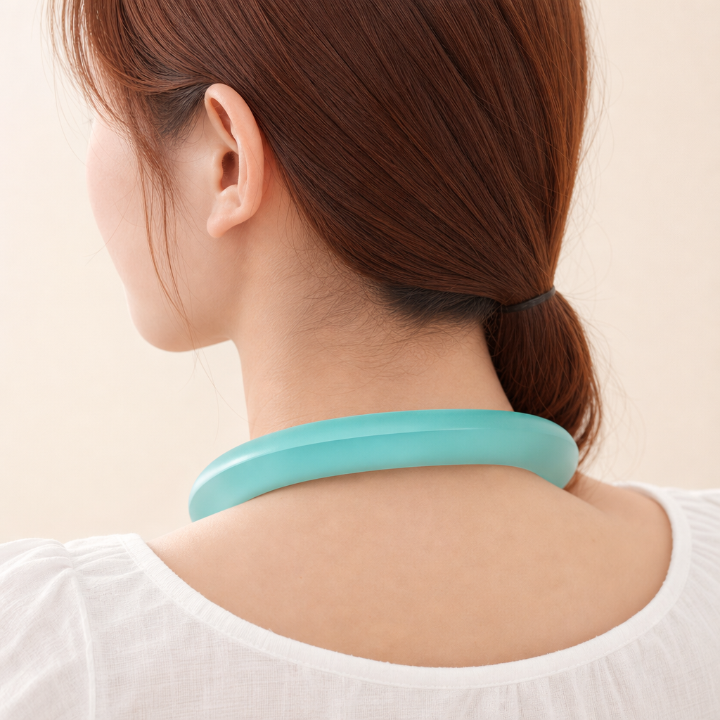 Back view showing the comfortable low-profile fit of ChillLoop